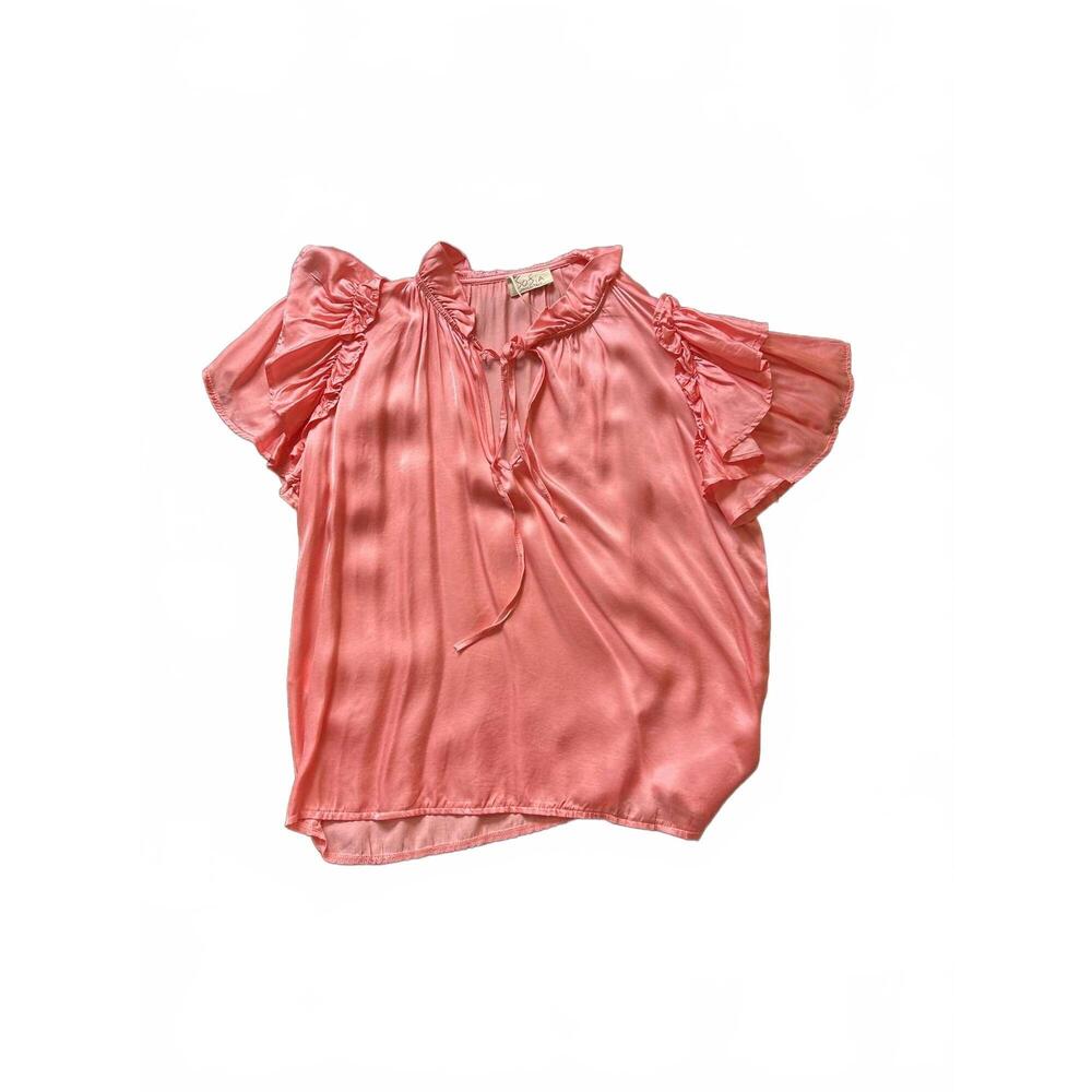 NEW SOFIA COLLECTIONS cali coral top in coral